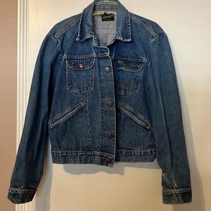 Vintage Wrangler Blue Denim Jacket Men’s Size 44